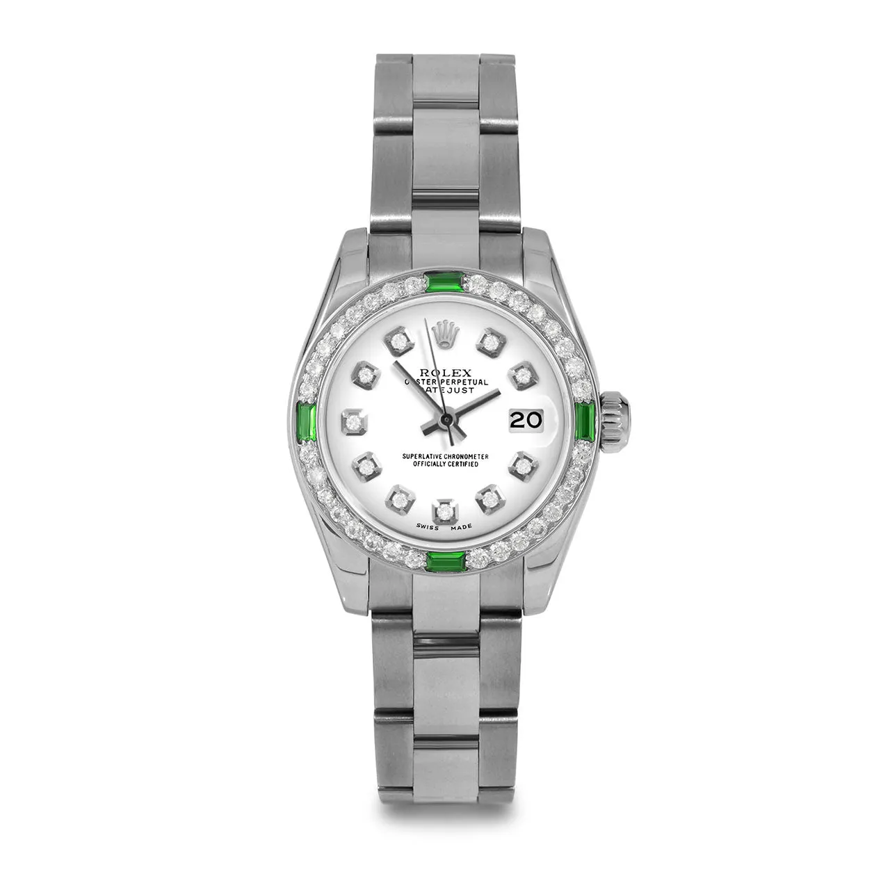 Rolex Datejust 26mm | 179174-WHT-DIA-AM-4EMD-OYS