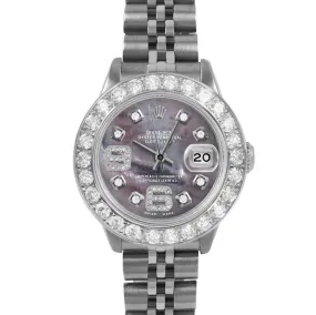 Rolex Datejust 26mm | 6917-SS-BMOP-8DA69-2CT-JBL