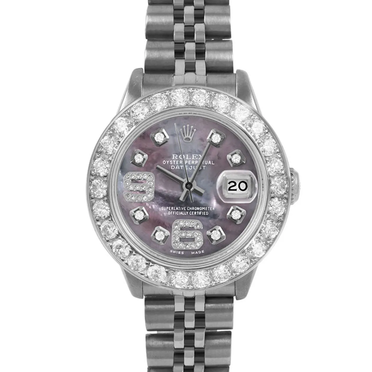 Rolex Datejust 26mm | 6917-SS-BMOP-8DA69-2CT-JBL