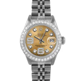 Rolex Datejust 26mm | 6917-SS-CHM-8DA69-BDS-JBL