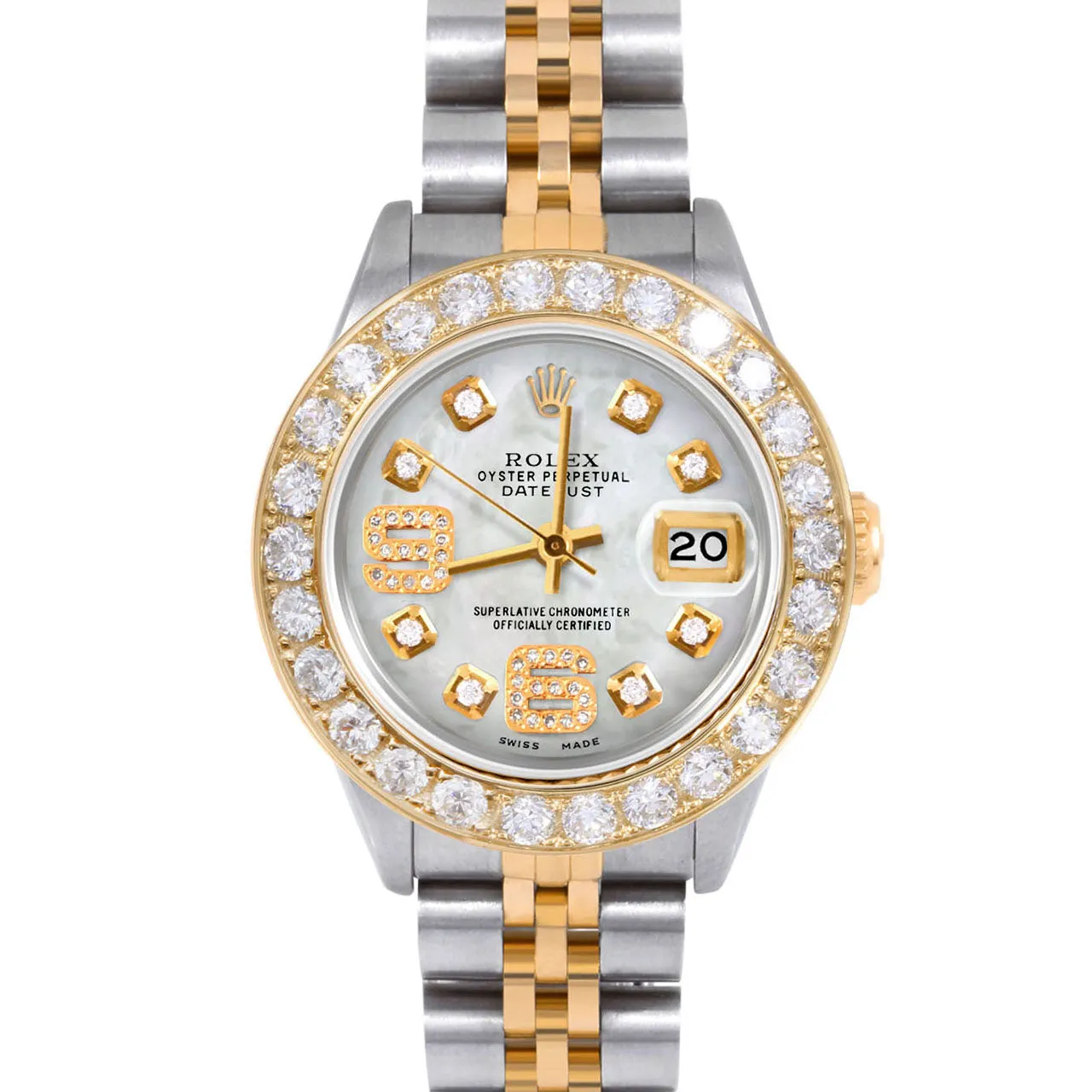 Rolex Datejust 26mm | 69173-WMOP-8DA69-2CT-JBL