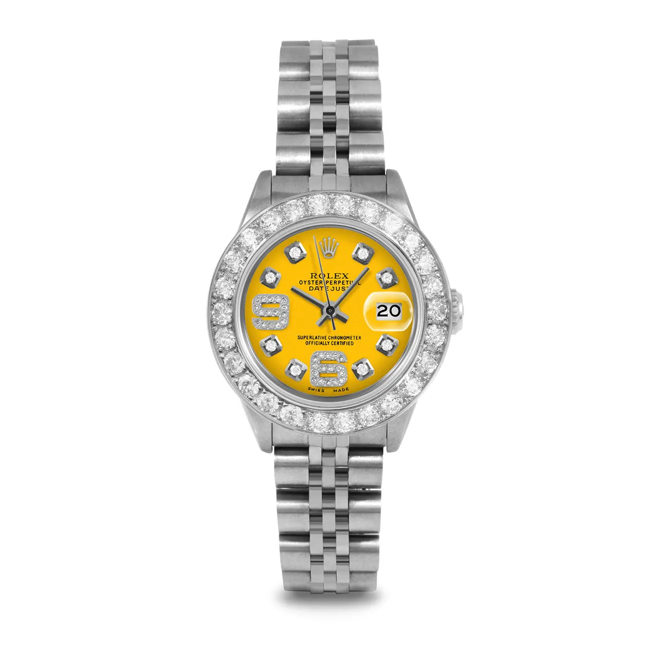 Rolex Datejust 26mm | 69174-YLW-8DA69-2CT-JBL
