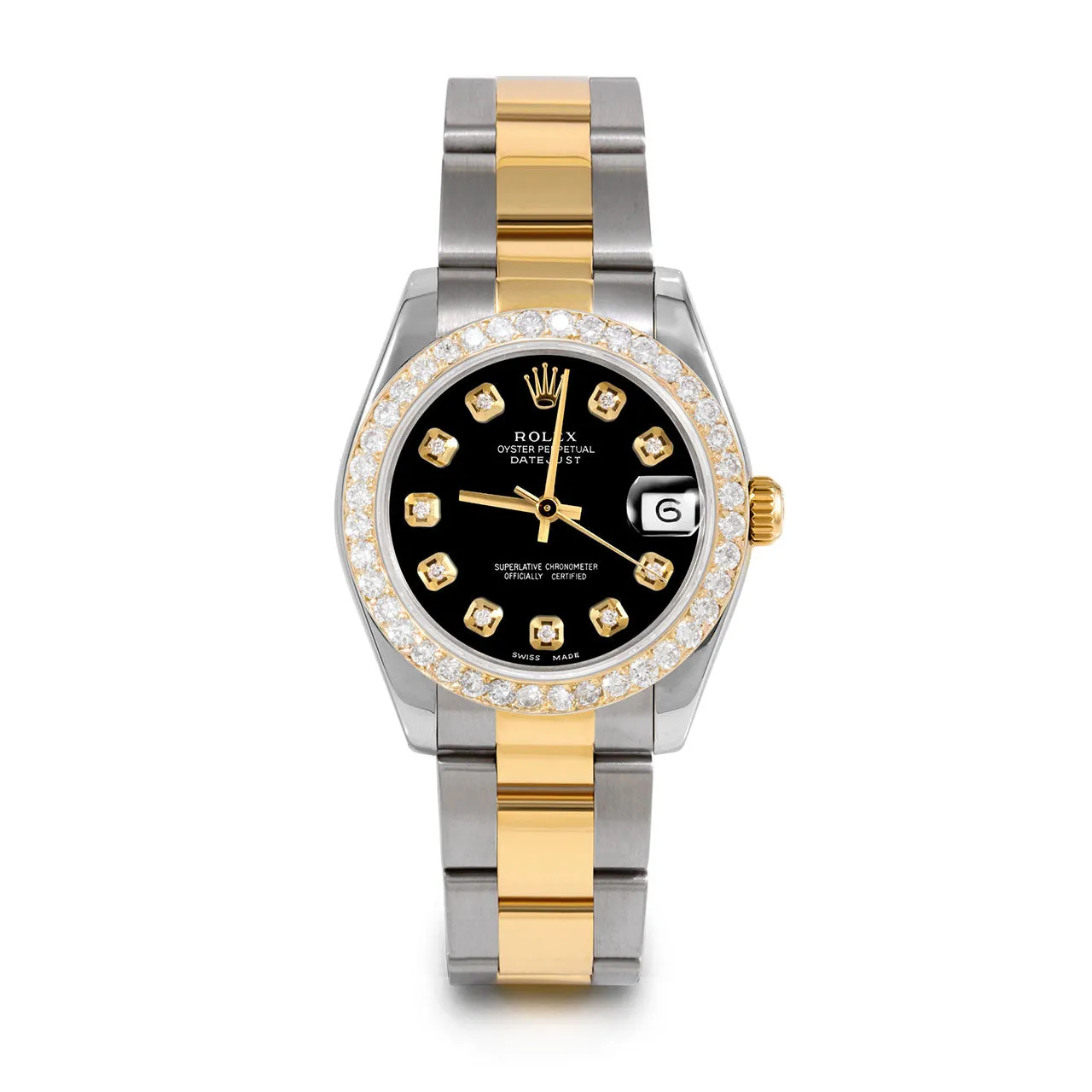 Rolex Datejust 31mm | 178273-BLK-DIA-AM-2CT-OYS