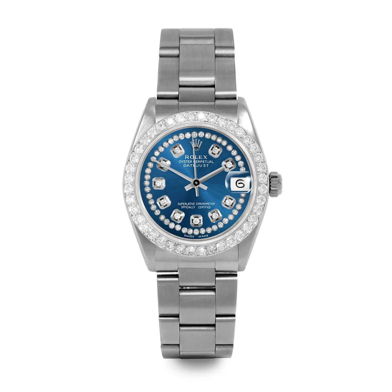 Rolex Datejust 31mm | 6827-SS-BLU-STRD-2CT-OYS