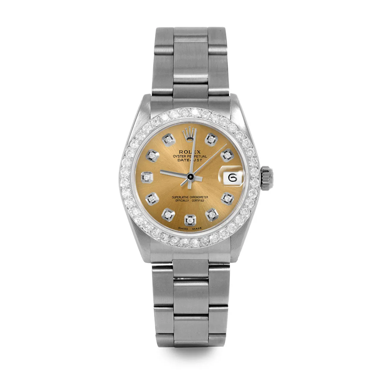 Rolex Datejust 31mm | 6827-SS-CHM-DIA-AM-2CT-OYS