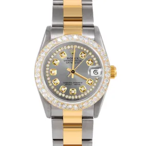 Rolex Datejust 31mm | 68273-SLT-STRD-2CT-OYS