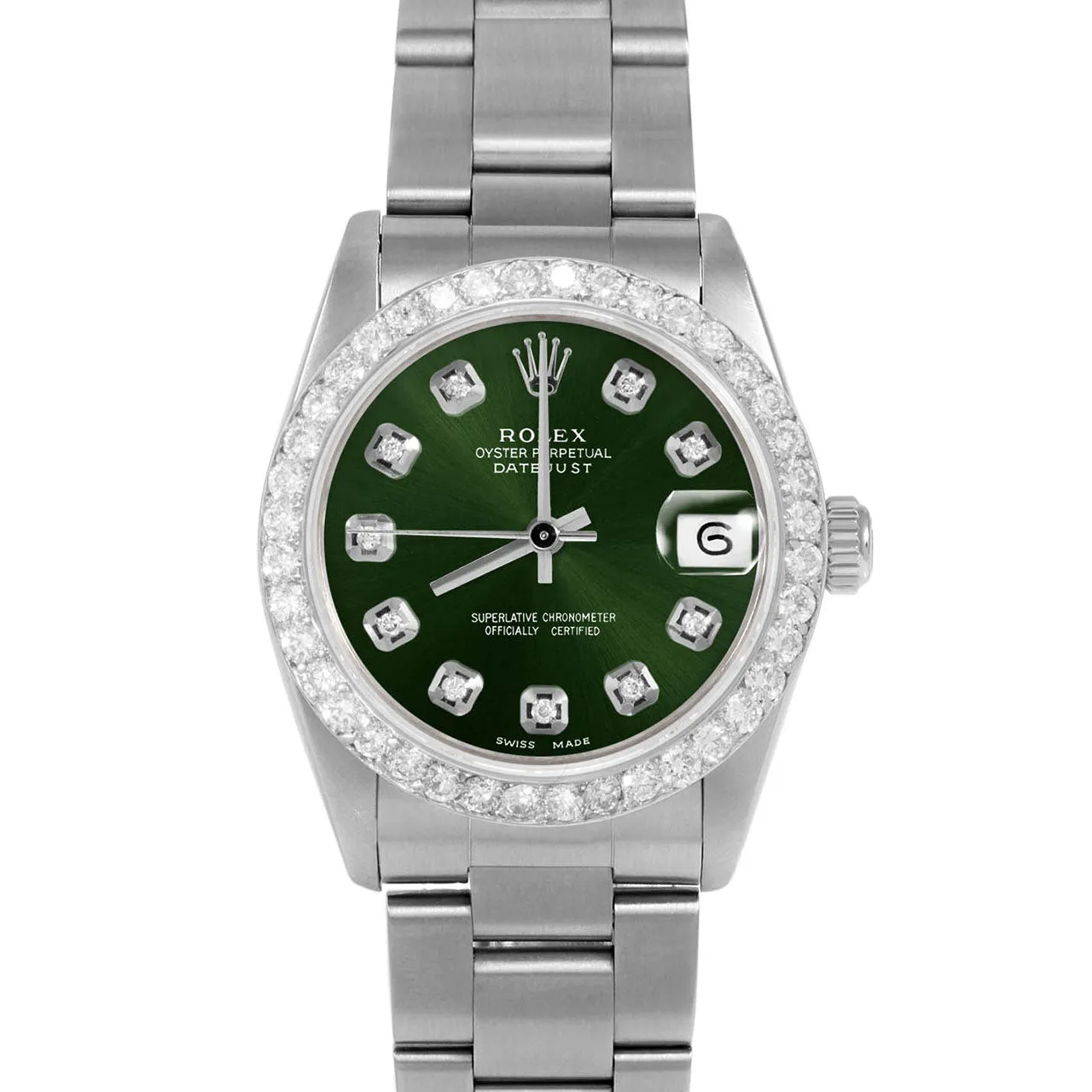 Rolex Datejust 31mm | 68274-GRN-DIA-AM-2CT-OYS