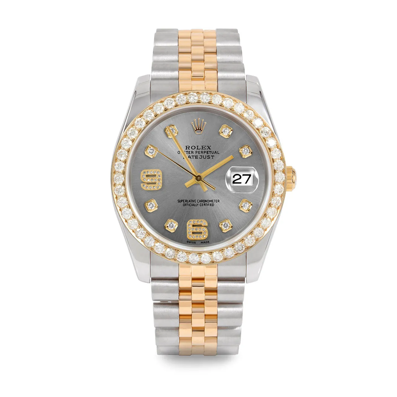 Rolex Datejust 36mm | 116233-SLT-8DA69-25CT-JBL