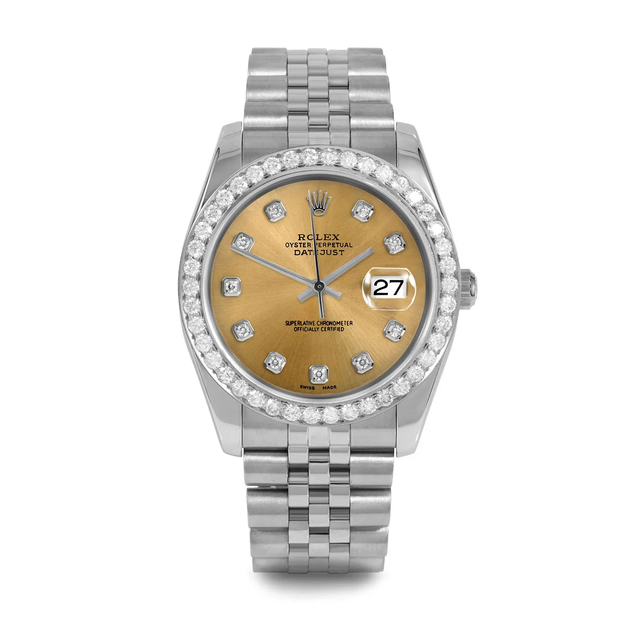 Rolex Datejust 36mm | 116234-CHM-DIA-AM-25CT-JBL