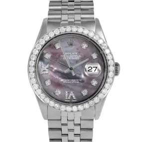 Rolex Datejust 36mm | 1601-SS-BMOP-8DR69-25CT-JBL