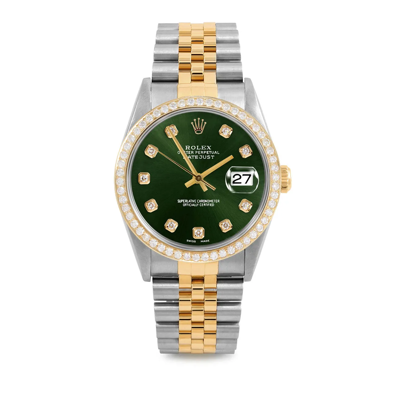 Rolex Datejust 36mm | 16233-GRN-DIA-AM-BDS-JBL