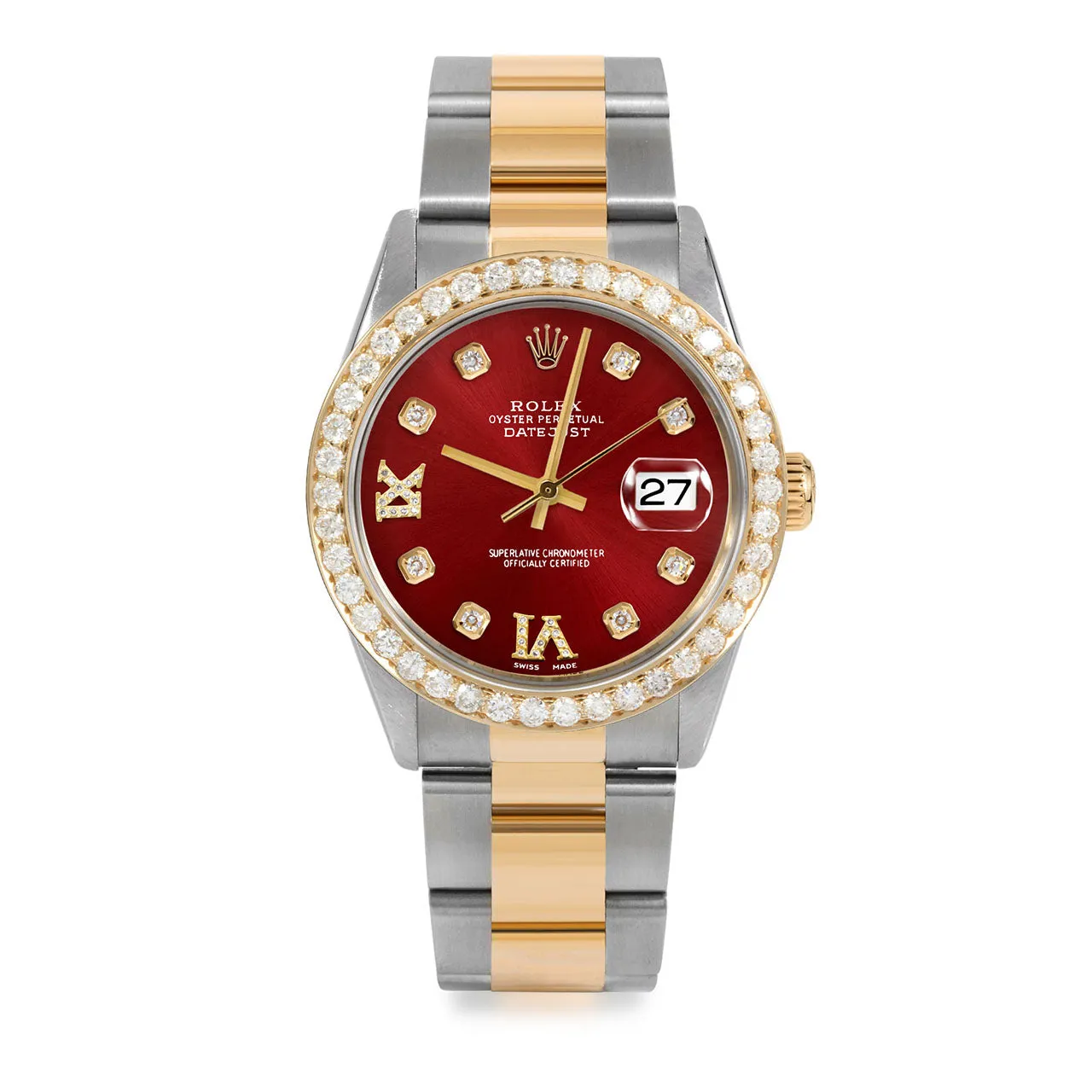 Rolex Datejust 36mm | 16233-RED-8DR69-25CT-OYS