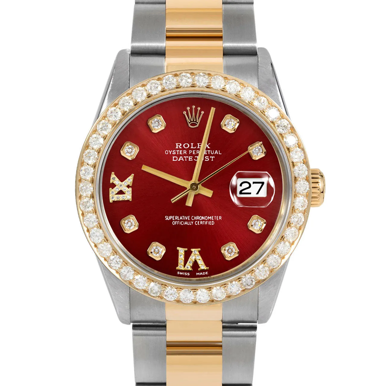 Rolex Datejust 36mm | 16233-RED-8DR69-25CT-OYS