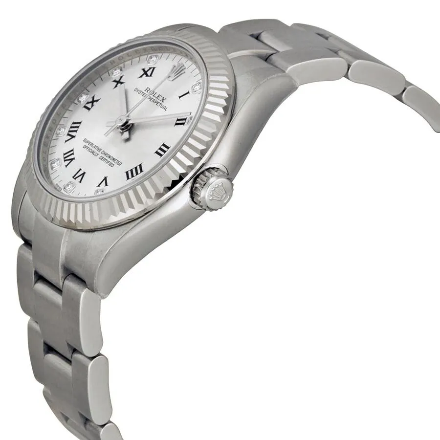 Rolex Oyster Perpetual 31 mm Silver Dial Stainless Steel Bracelet Automatic Unisex Watch 177234SRDO 177234SDO