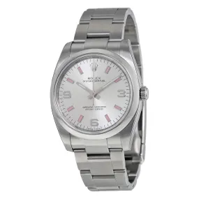 Rolex Oyster Perpetual 34 Silver Dial Stainless Steel Bracelet Automatic Men's Watch 114200SAPSO