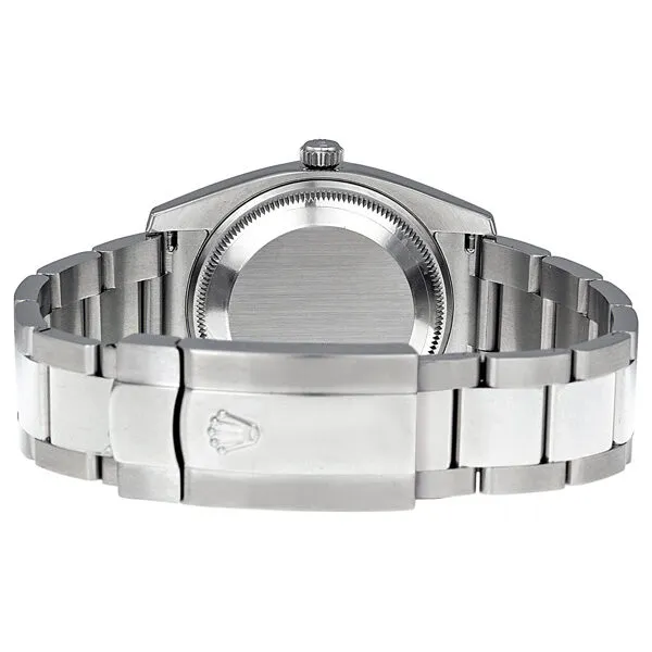 Rolex Oyster Perpetual Date 34 Silver Dial Stainless Steel Bracelet Automatic Men's Watch 115234SRO