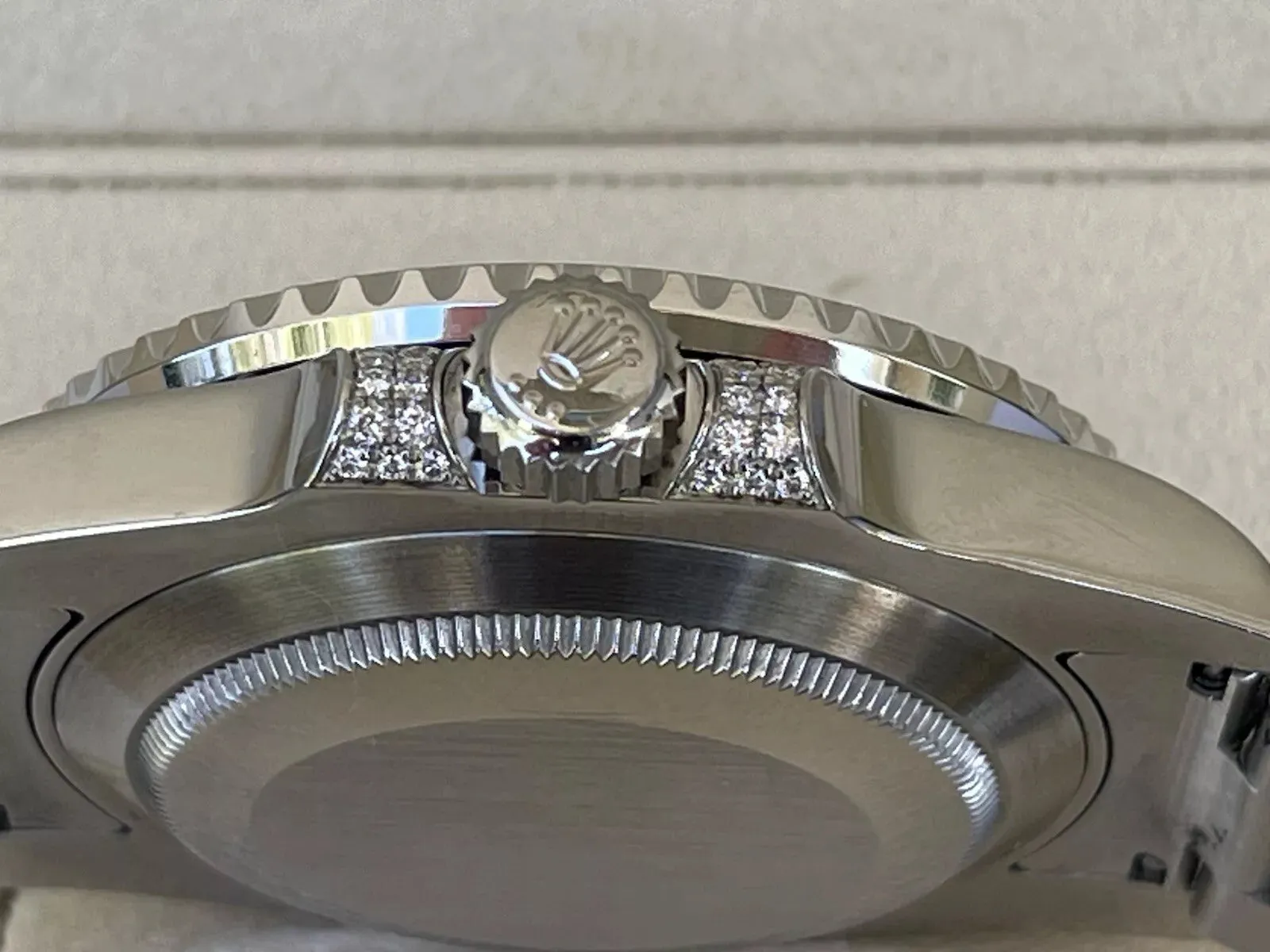 Rolex Submariner 116610 Steel 116659SABR Custom Bezel Natural Sapphires Diamonds
