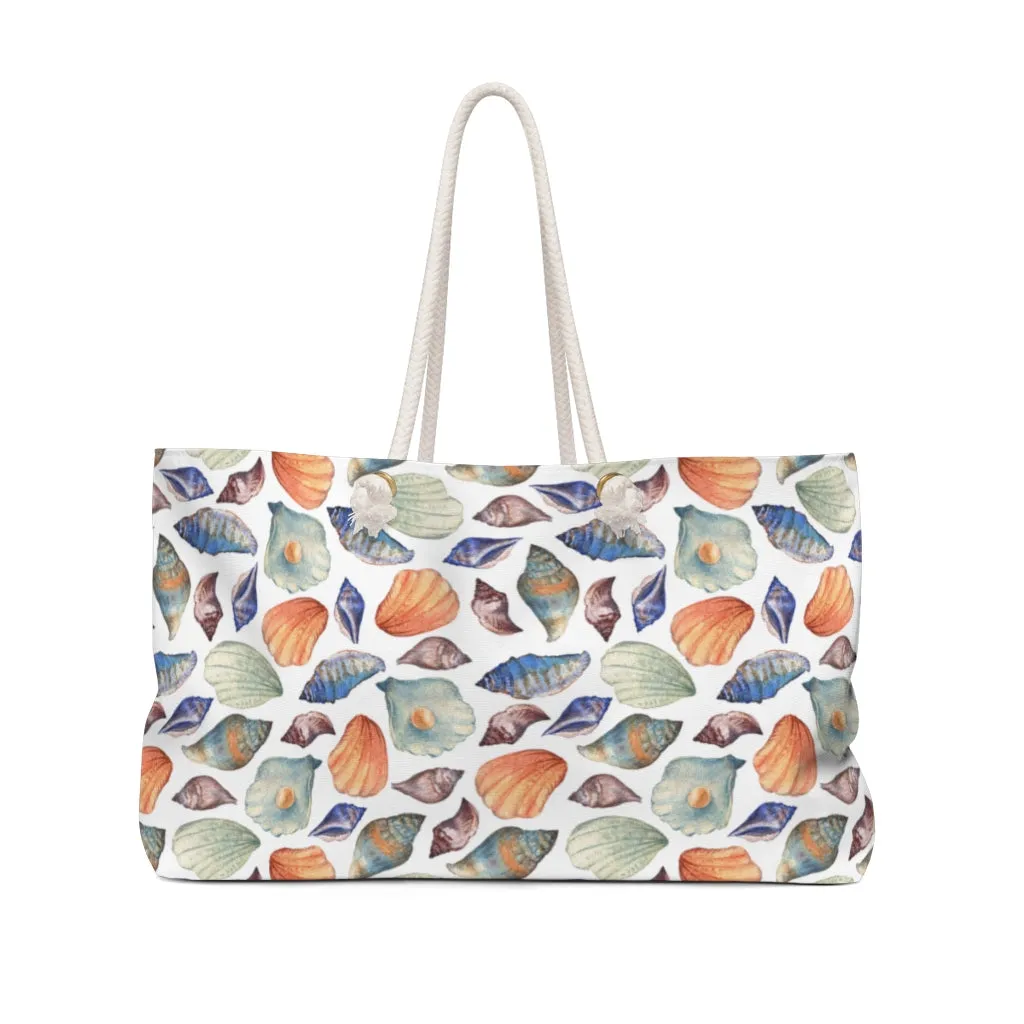 Sea Shell Bag / Sea Shell Weekender Bag / Women's Overnight Bag
