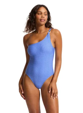 Seafolly One Shoulder One Piece - Eden
