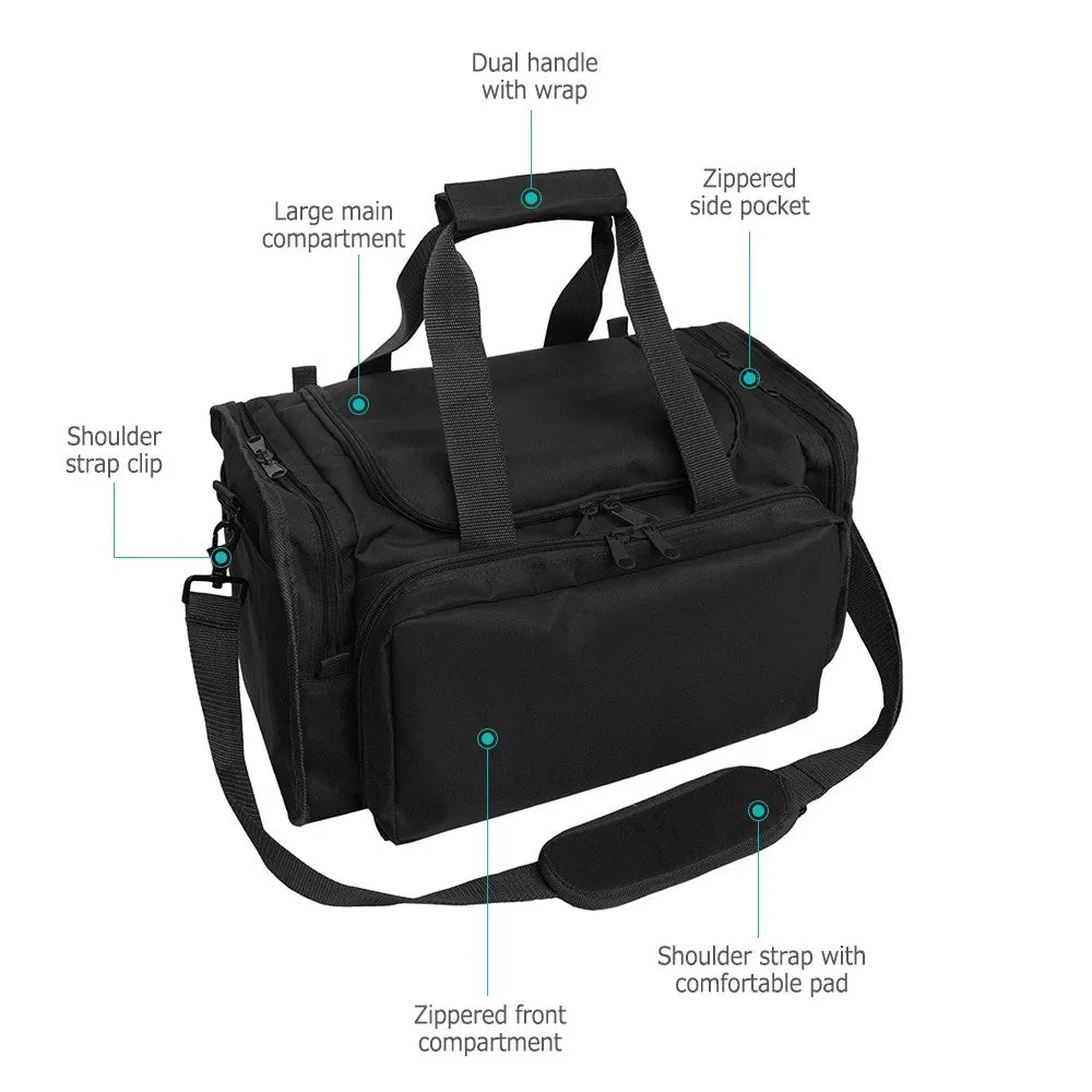 Sidiou Group Outdoor Multifunctional Tactical Duffel Bag Military Gear Shooting Range Bag Shoulder Bag Travel Bag