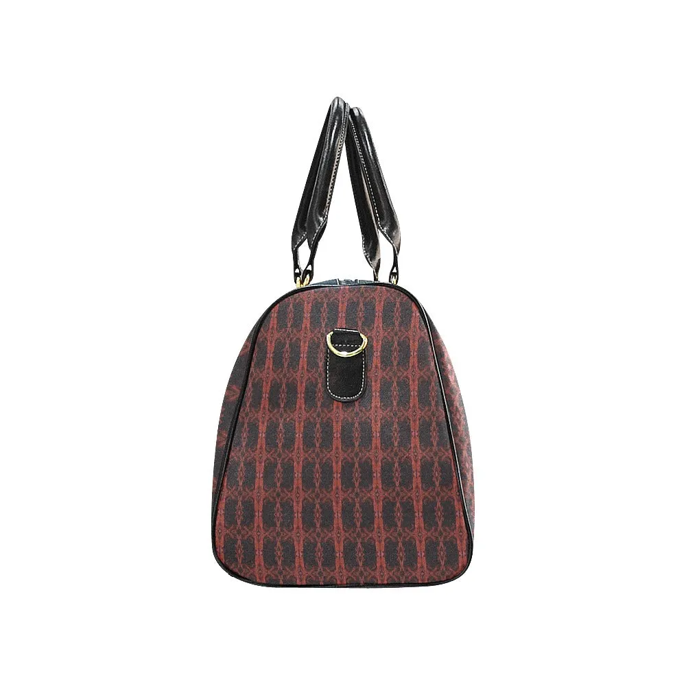 Simple Red Design Large Travel Bag