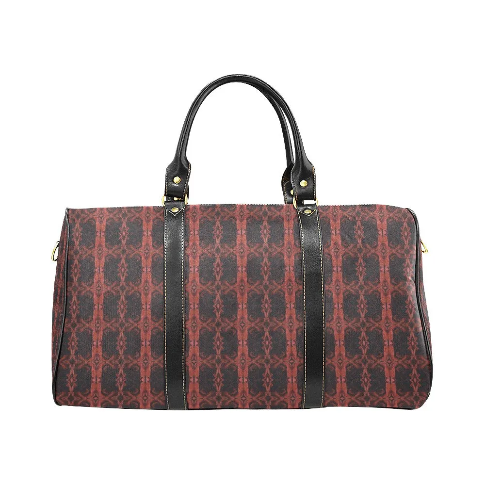 Simple Red Design Large Travel Bag