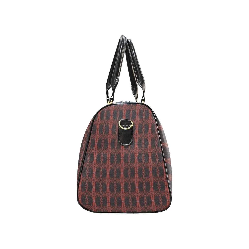Simple Red Design Large Travel Bag