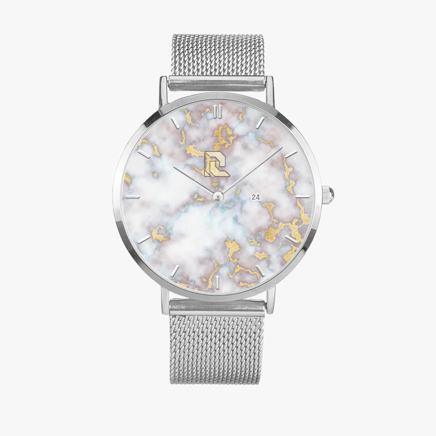 Stainless Steel Perpetual Calendar Quartz Watch (With Indicators)