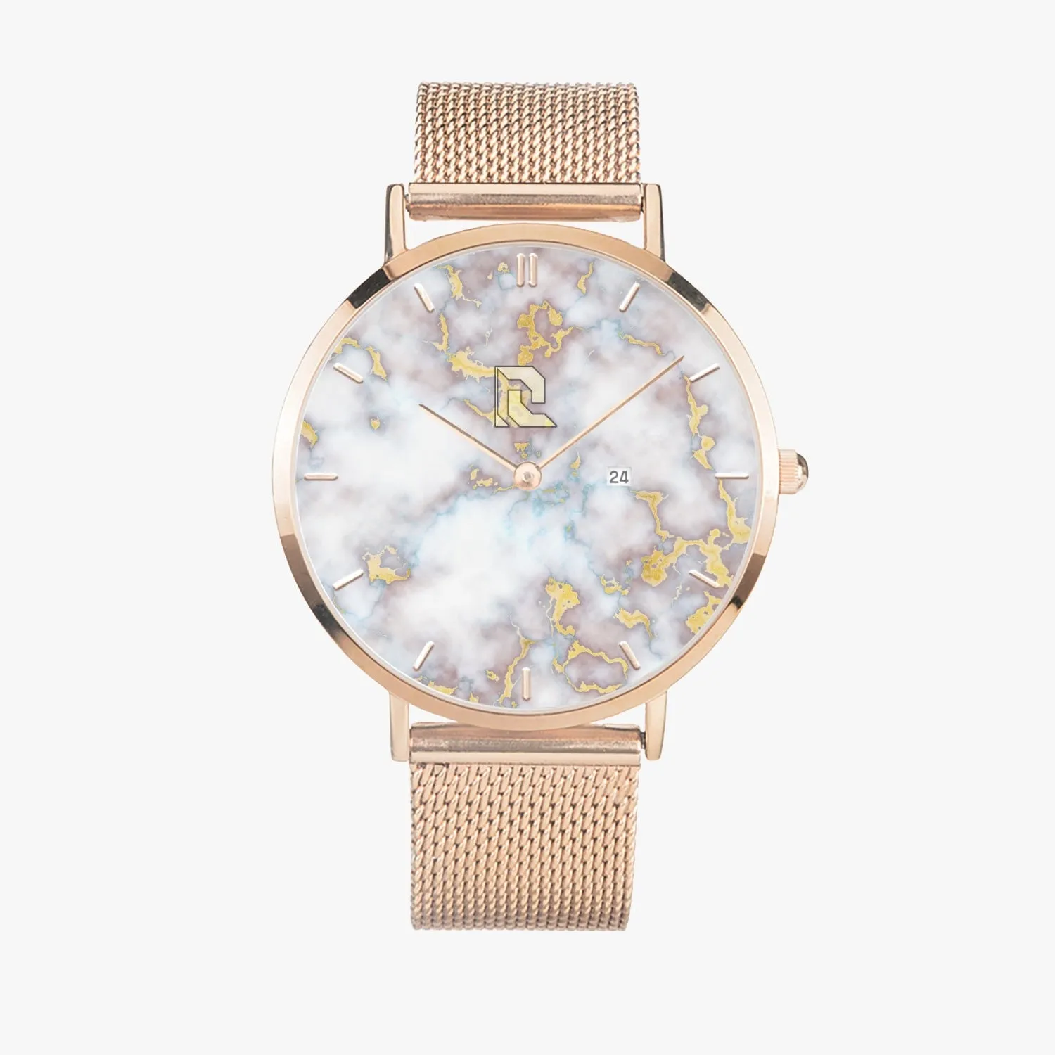Stainless Steel Perpetual Calendar Quartz Watch (With Indicators)