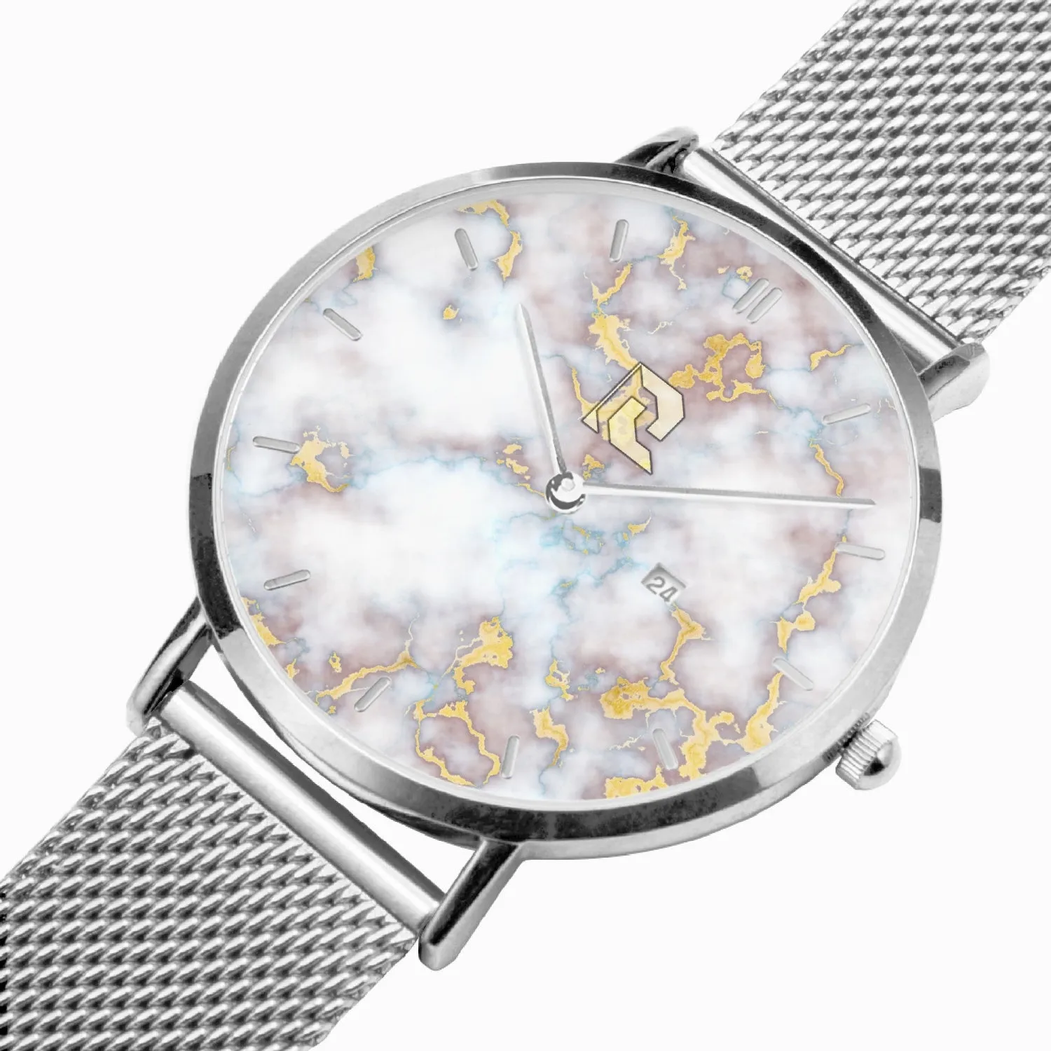 Stainless Steel Perpetual Calendar Quartz Watch (With Indicators)