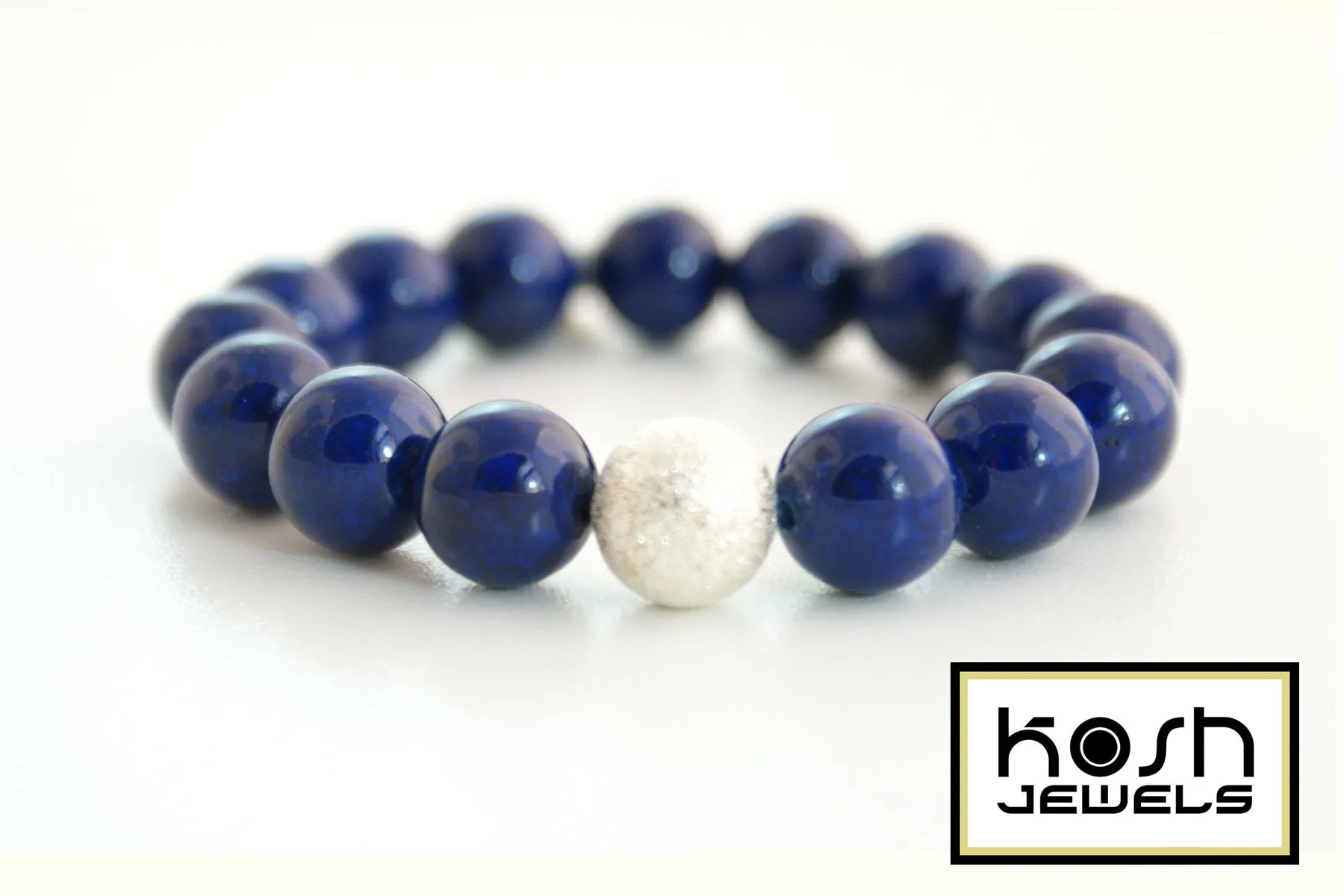STARDUST SIGNATURE BEADED BRACELET - BLUE RIVERSTONE