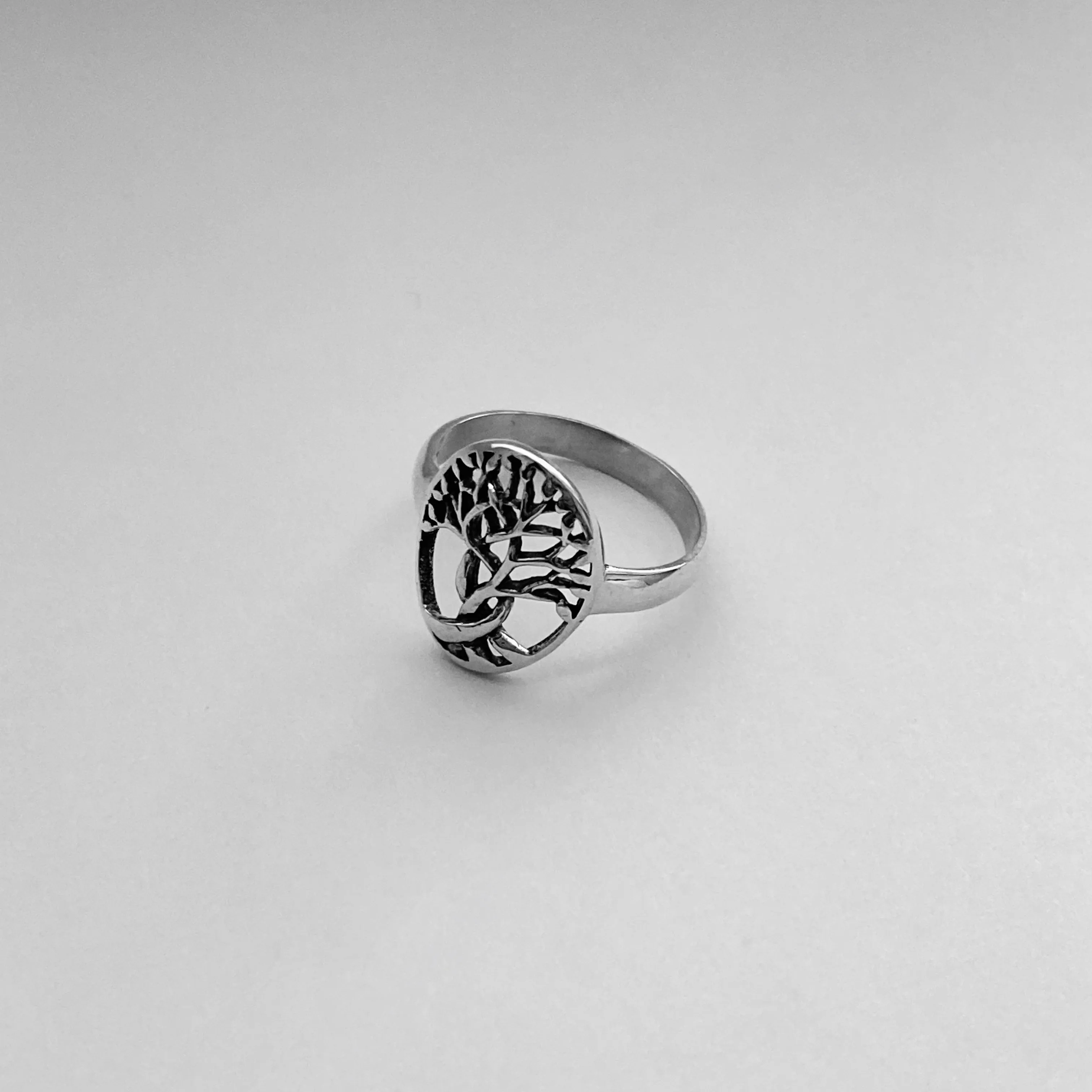 Sterling Silver Medium Tree of Life Ring, Tree Ring, Silver Ring, Boho Ring, Fortune Ring