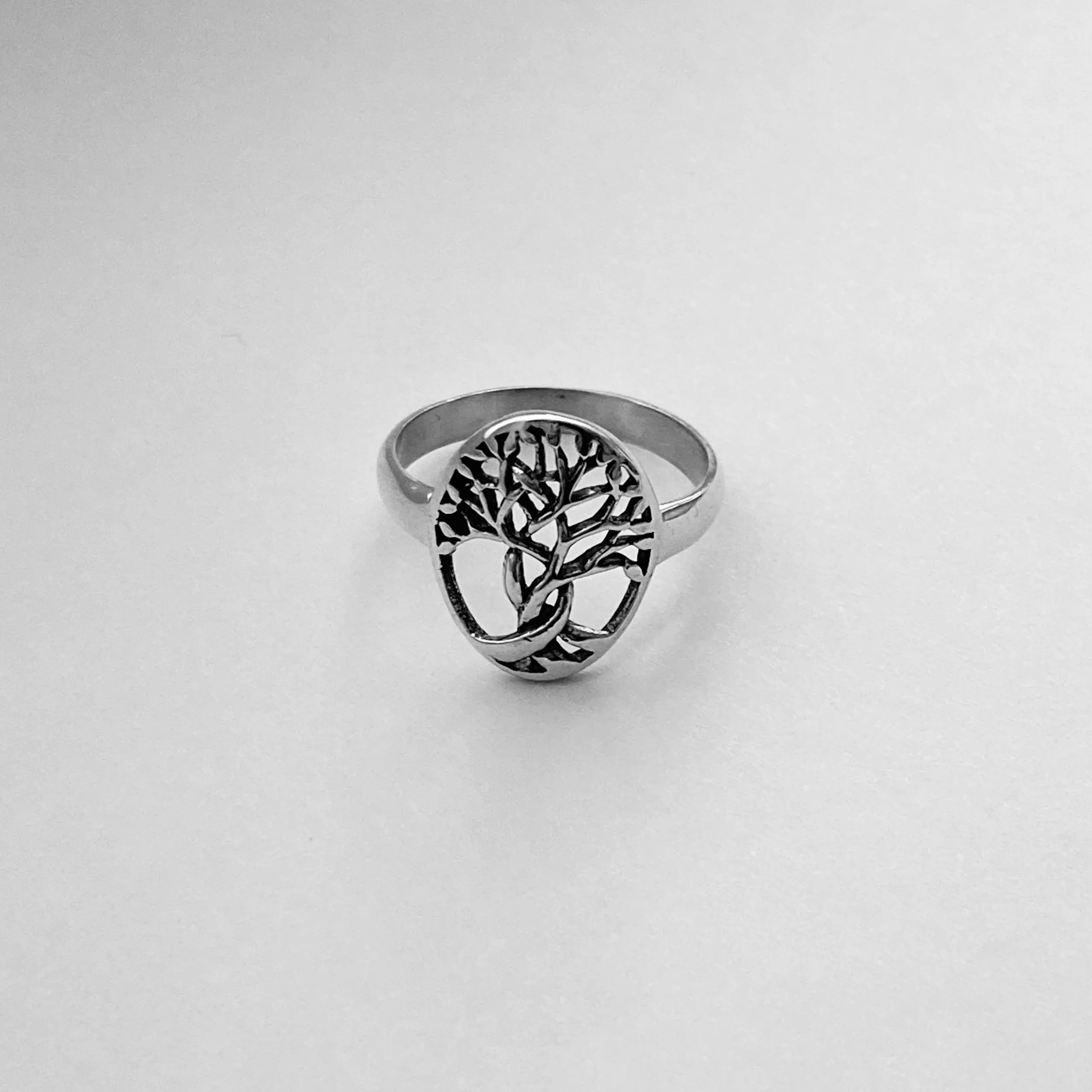 Sterling Silver Medium Tree of Life Ring, Tree Ring, Silver Ring, Boho Ring, Fortune Ring