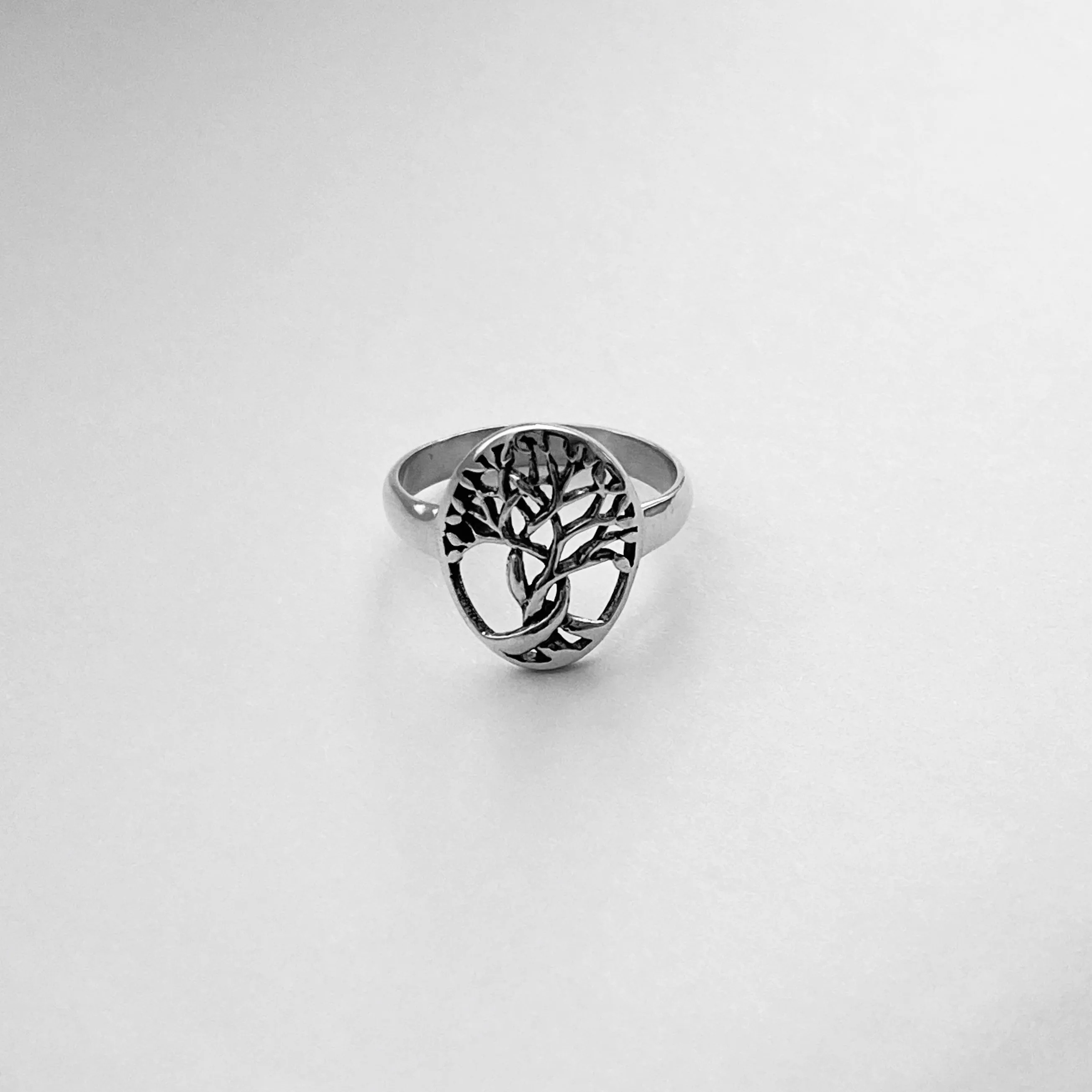 Sterling Silver Medium Tree of Life Ring, Tree Ring, Silver Ring, Boho Ring, Fortune Ring