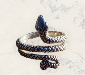 Sterling Silver Snake Ring