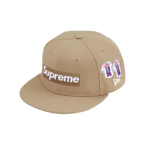 Supreme Jerseys Box Logo New Era® Cap Khaki (FW24)