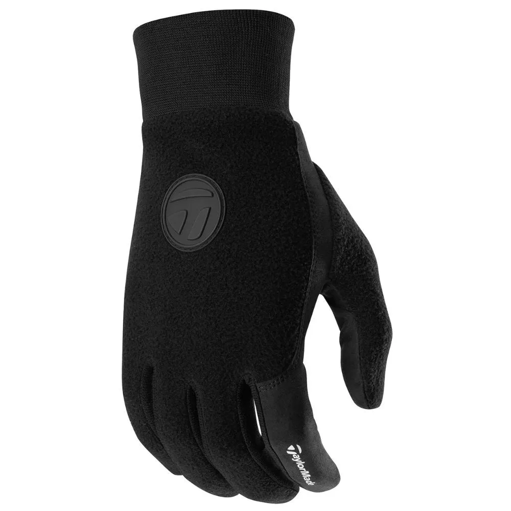 TaylorMade Cold Weather Thermal Winter Golf Glove Pairs 2024 - Black