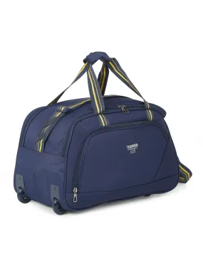 Teal Printed Medium Duffle Bag