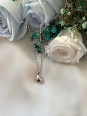 Teardrop Locket in Sterling Silver
