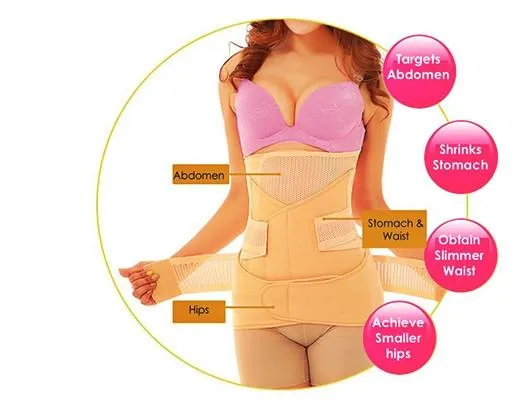 Three Piece Set Slimming Belt
