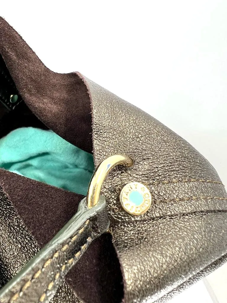 TIFFANY & CO. SUEDE LEATHER REVERSIBLE TOTE BAG