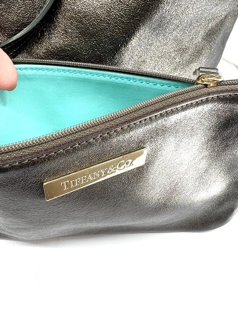 TIFFANY & CO. SUEDE LEATHER REVERSIBLE TOTE BAG