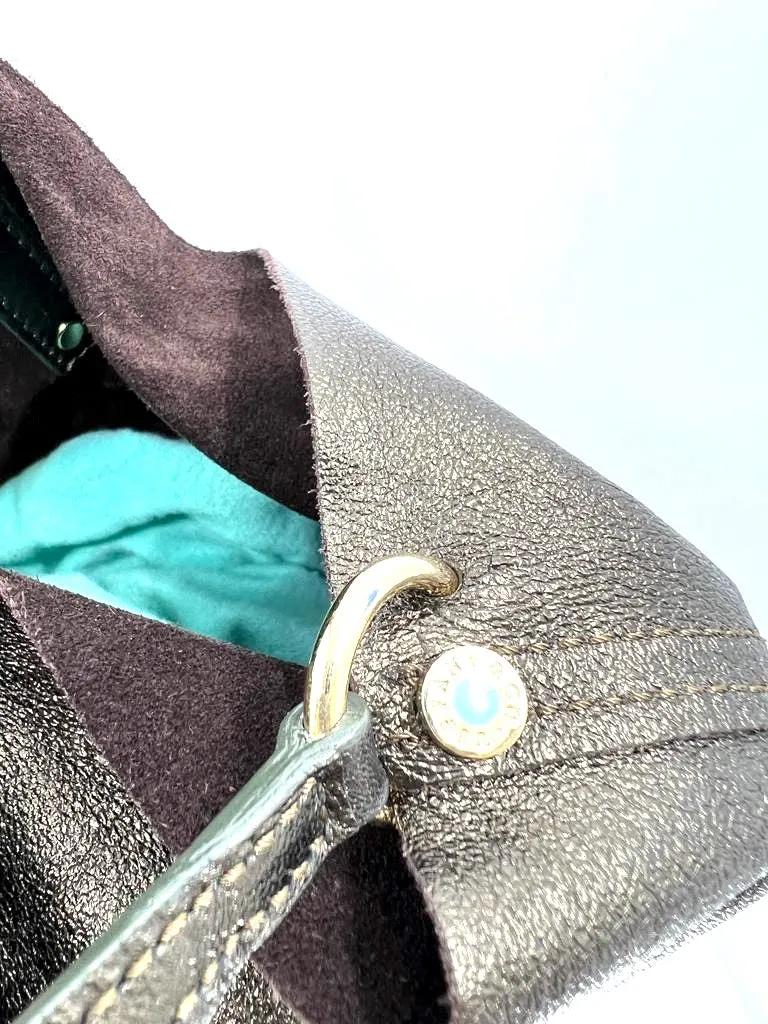TIFFANY & CO. SUEDE LEATHER REVERSIBLE TOTE BAG