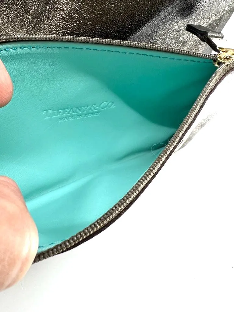 TIFFANY & CO. SUEDE LEATHER REVERSIBLE TOTE BAG