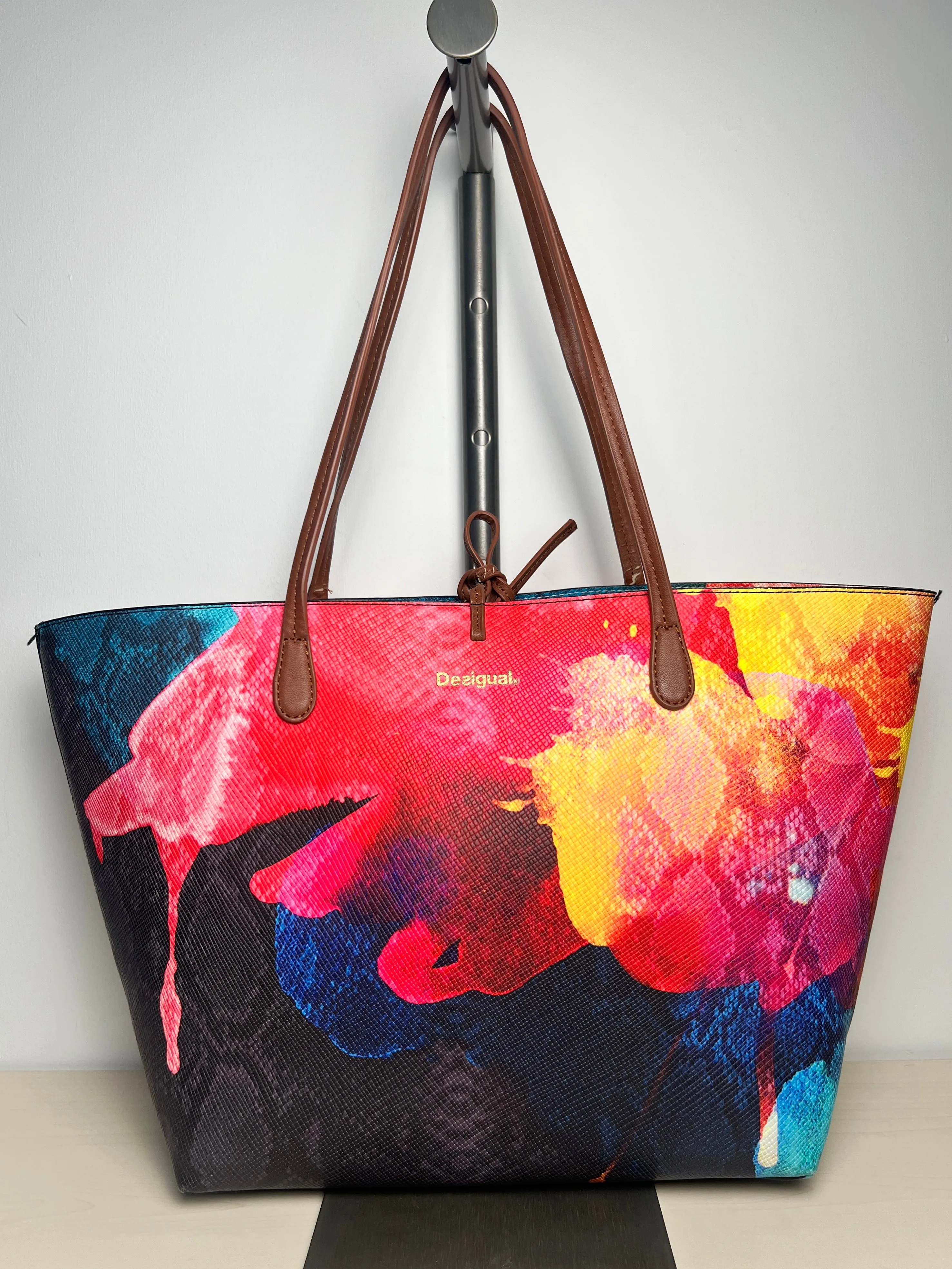 Tote Designer By Desigual, Size: Large