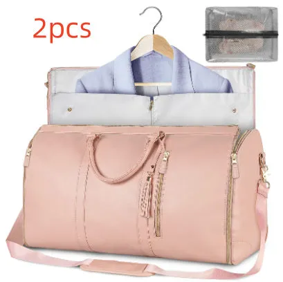 Trebeau Women's Waterproof Maxi Folding Suit Travel Duffle Handbag