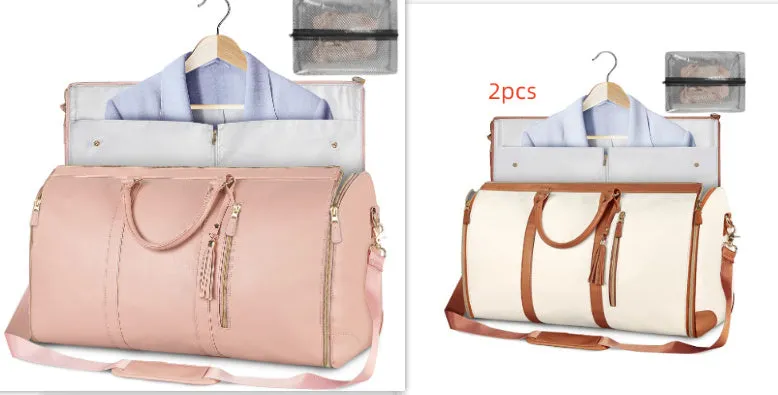 Trebeau Women's Waterproof Maxi Folding Suit Travel Duffle Handbag