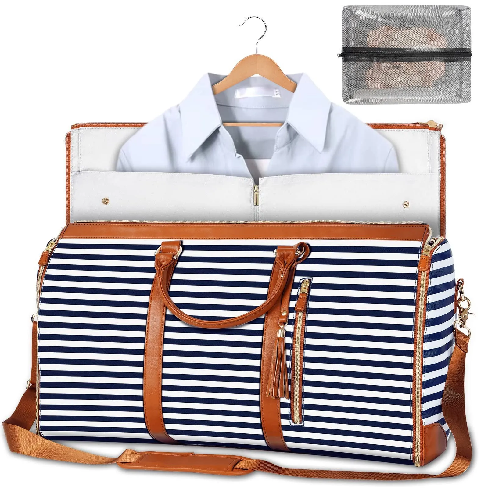 Trebeau Women's Waterproof Maxi Folding Suit Travel Duffle Handbag