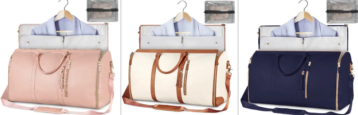 Trebeau Women's Waterproof Maxi Folding Suit Travel Duffle Handbag