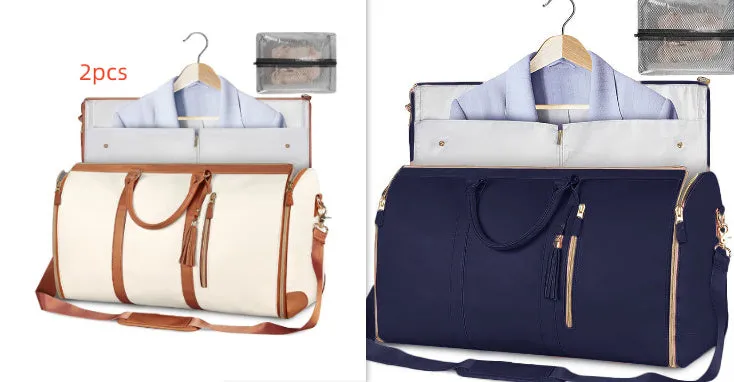 Trebeau Women's Waterproof Maxi Folding Suit Travel Duffle Handbag
